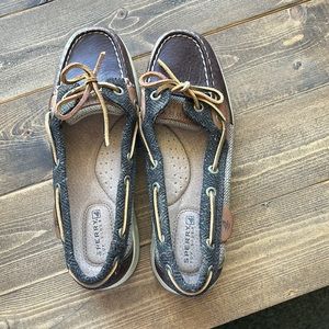 Like New Sperry’s Angelfish Boat Shoe Dark Brown Size 6